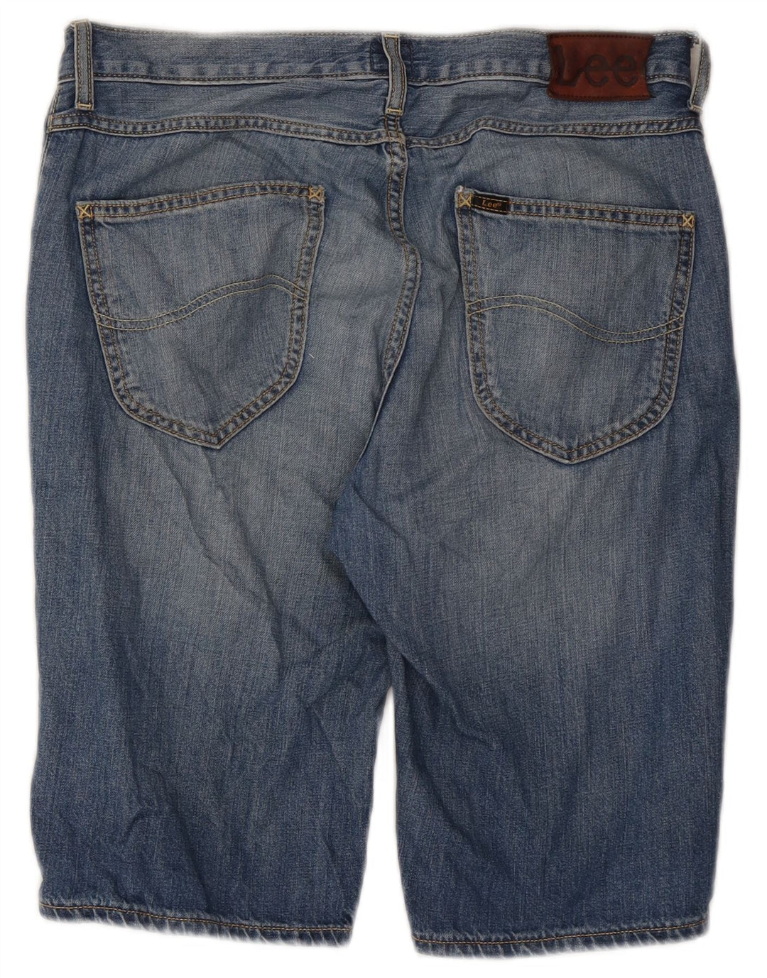 Shorts jeans masculino Lee W31 algodão azul médio