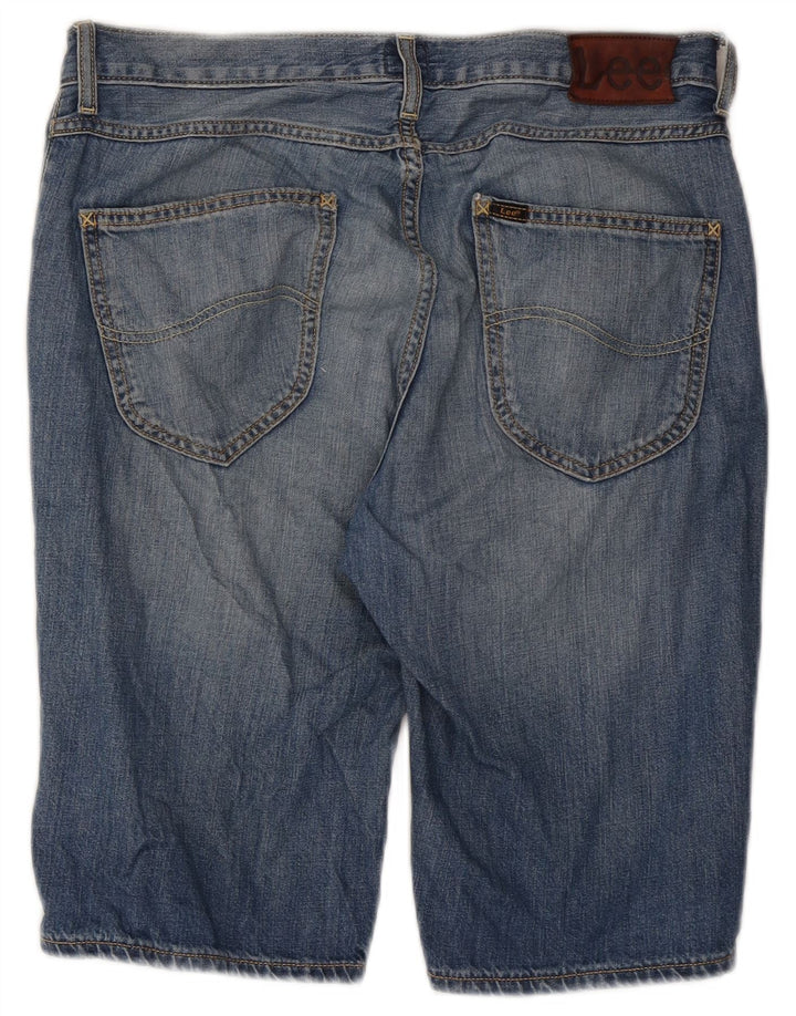 Shorts jeans masculino Lee W31 algodão azul médio