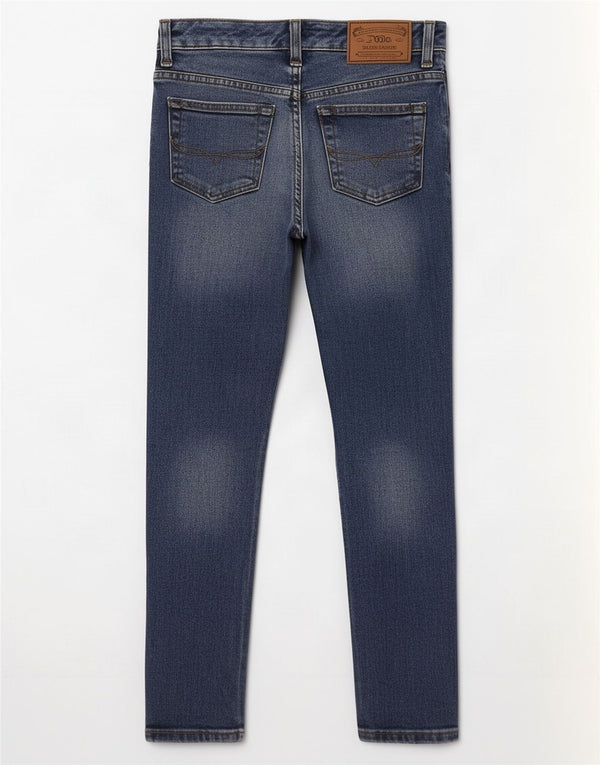 Polo Ralph Lauren Girls Super Skinny Jeans 7-8 Years W24 L23 Blue Cotton