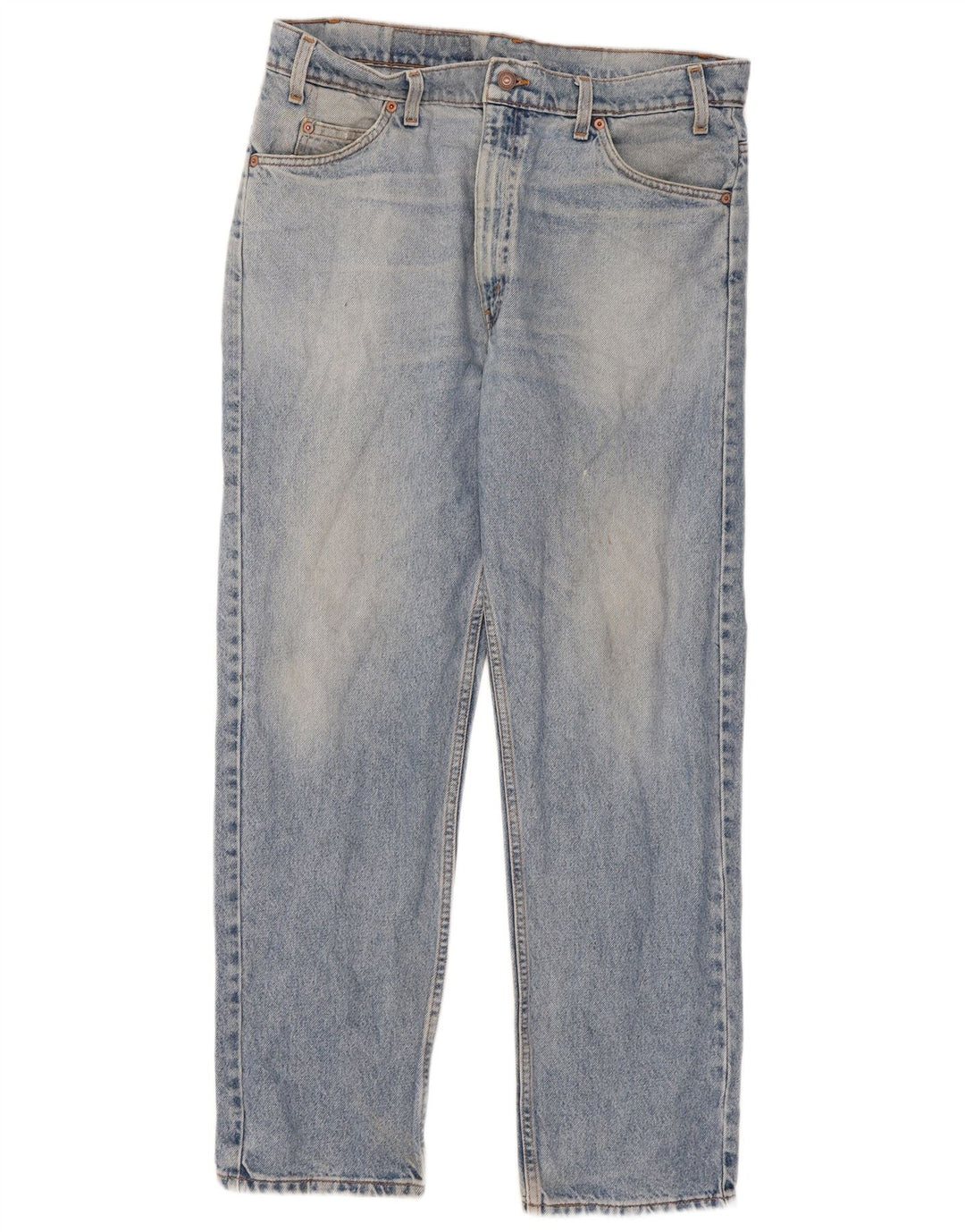 Levi's Masculino 505 Straight Jeans W36 L30 Azul Algodão