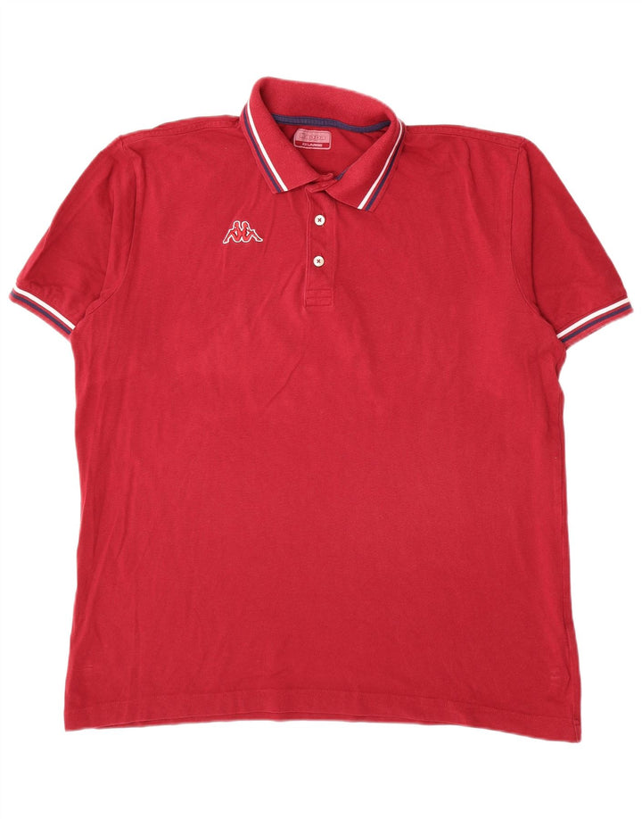 Camisa polo masculina Kappa 2XL vermelha
