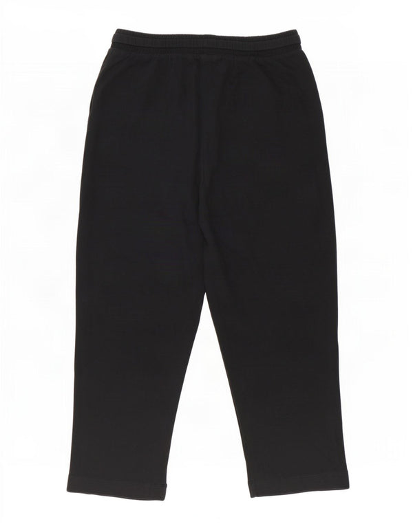Calça de treino feminina Zara UK 14 grande preta