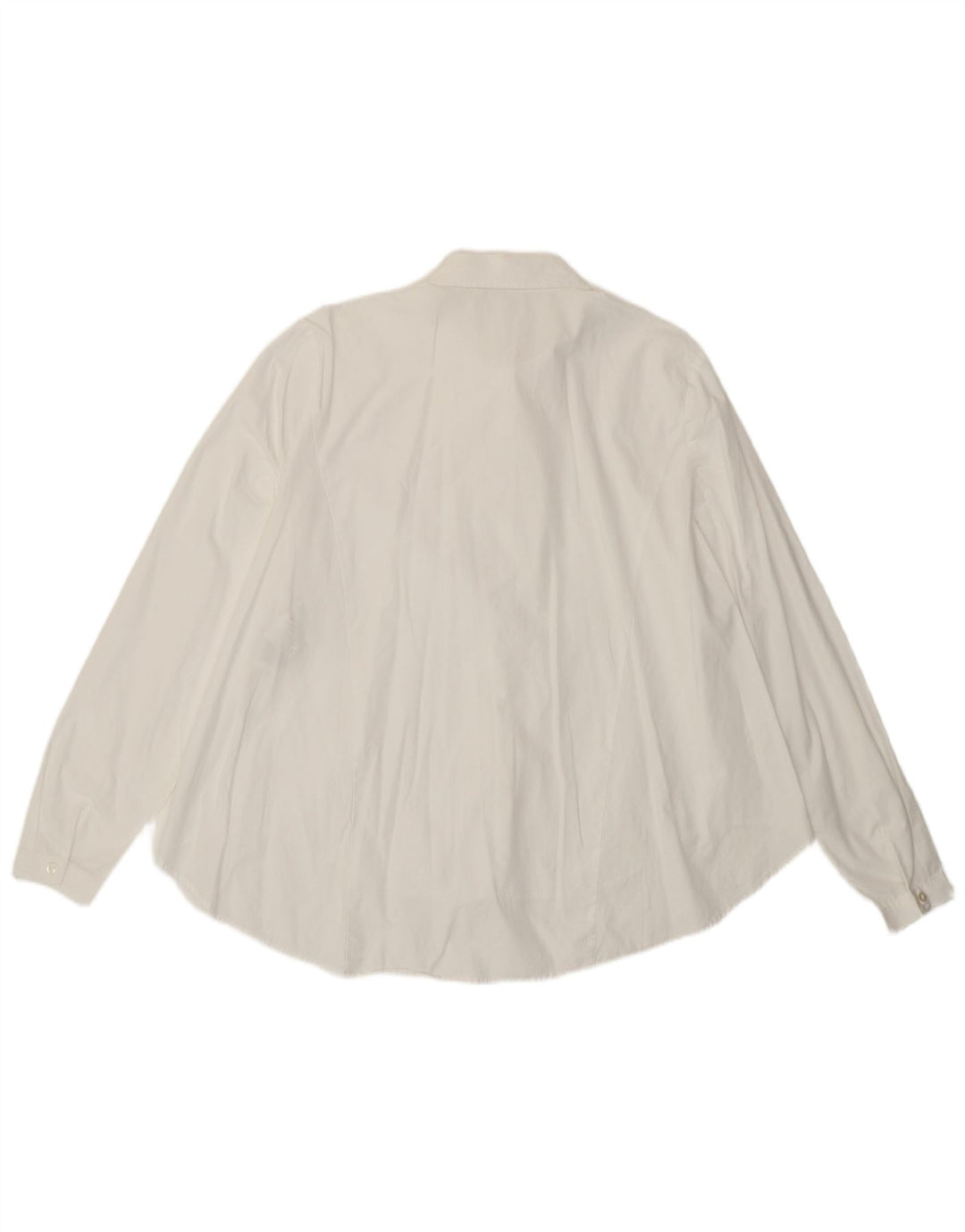 Camisa feminina SISLEY UK 14 algodão branco médio