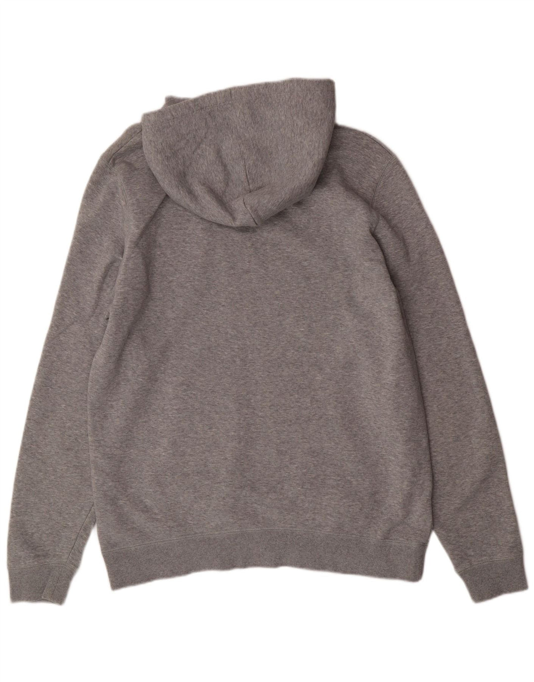 JACK WILLS Suéter masculino com capuz gráfico grande algodão cinza