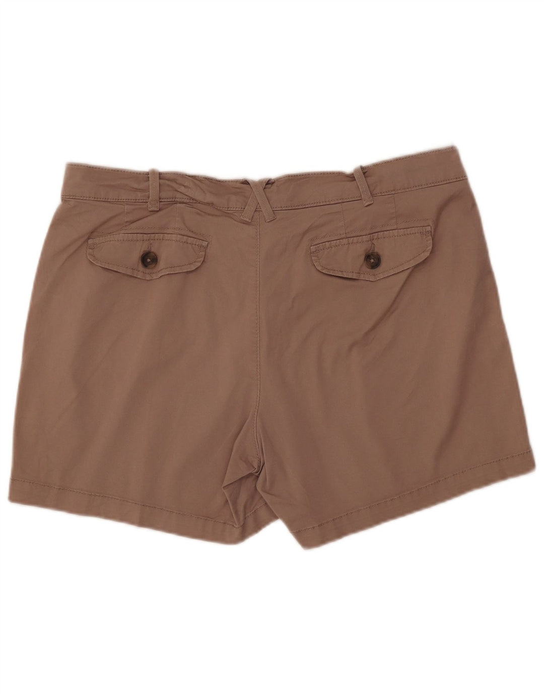 LEE Shorts Chino Feminino US 16 2XL W38 Algodão Marrom