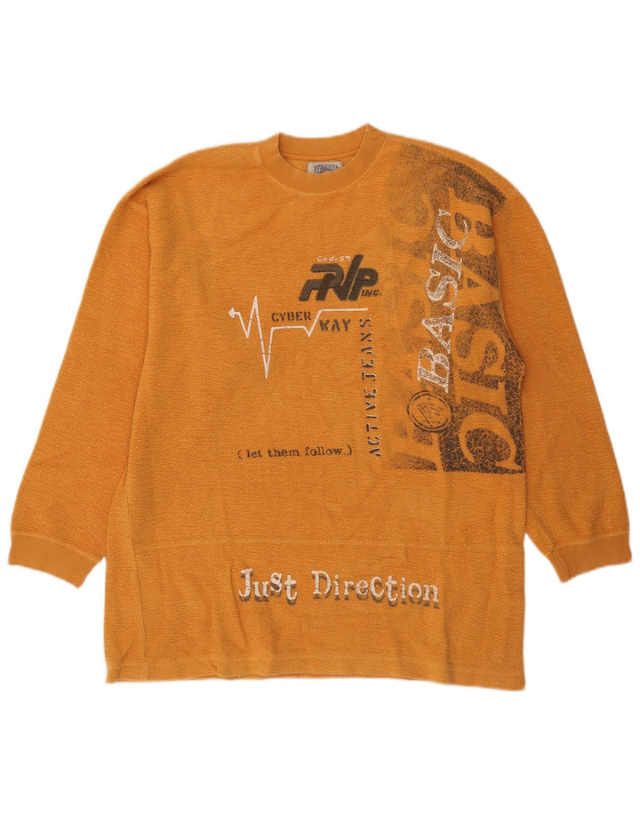 Pepperino moletom gráfico masculino jumper 2XL laranja
