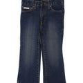 CALVIN KLEIN Girls Bootcut Jeans 3-4 Years W24 L16 Blue Cotton Vintage Calvin Klein and Second-Hand Calvin Klein from Messina Hembry 