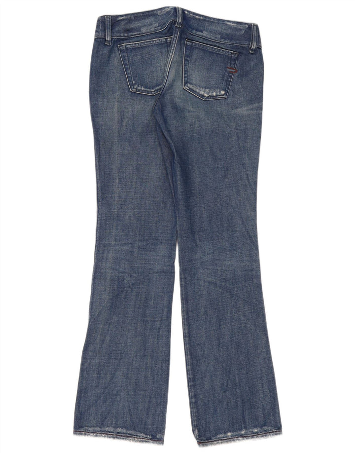 Jeans feminino Diesel Bootcut desgastado W29 L33 azul algodão