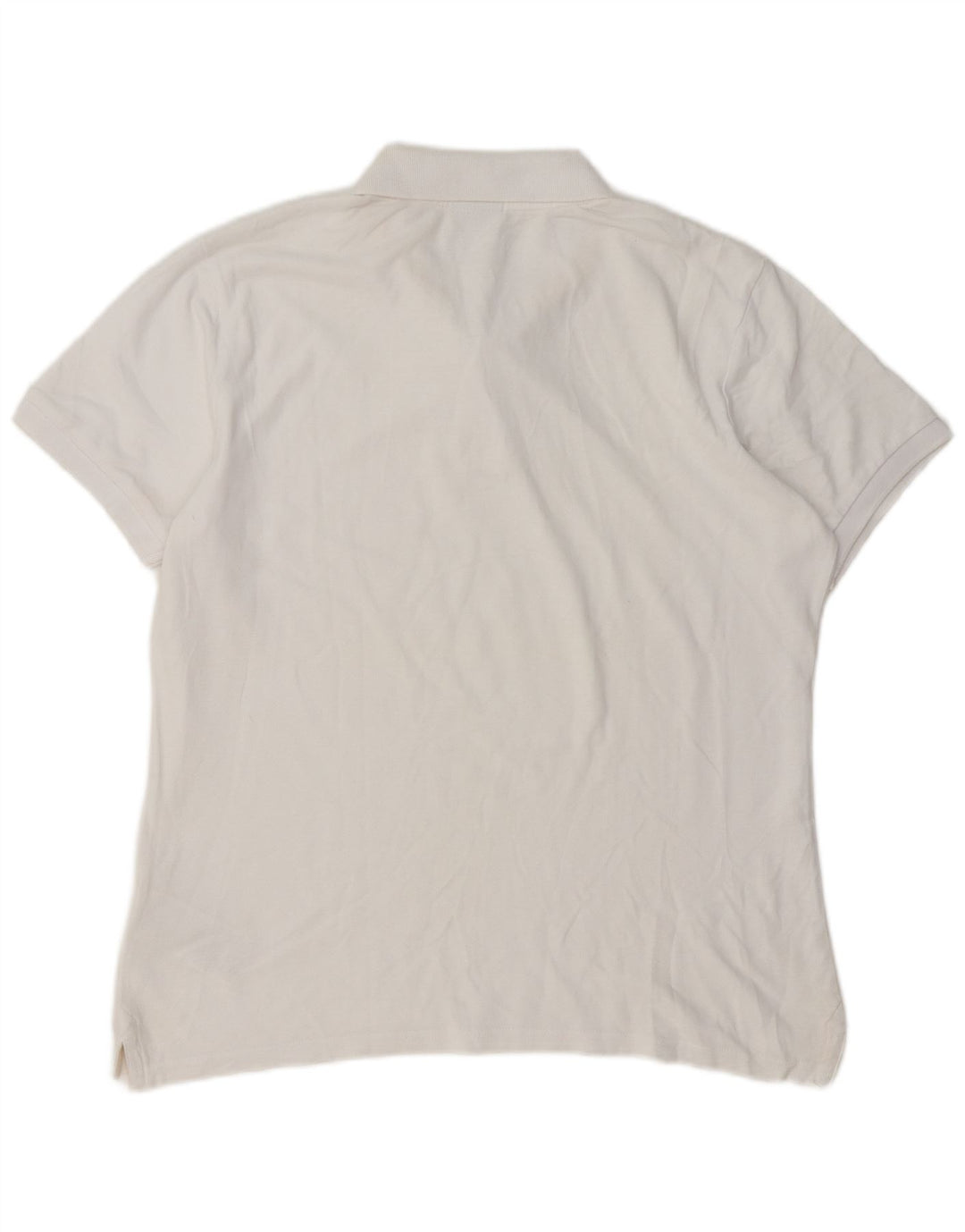 Camisa polo masculina Diadora médio algodão branco