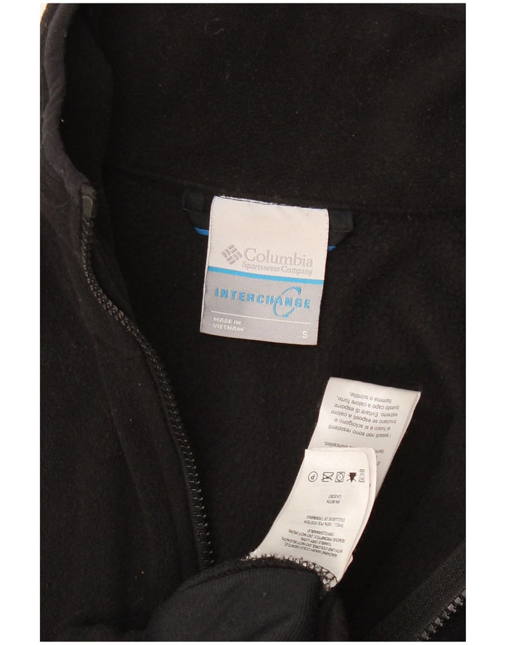 Columbia Womens Interchange Fleece Jacket Pequeno Poliéster Preto