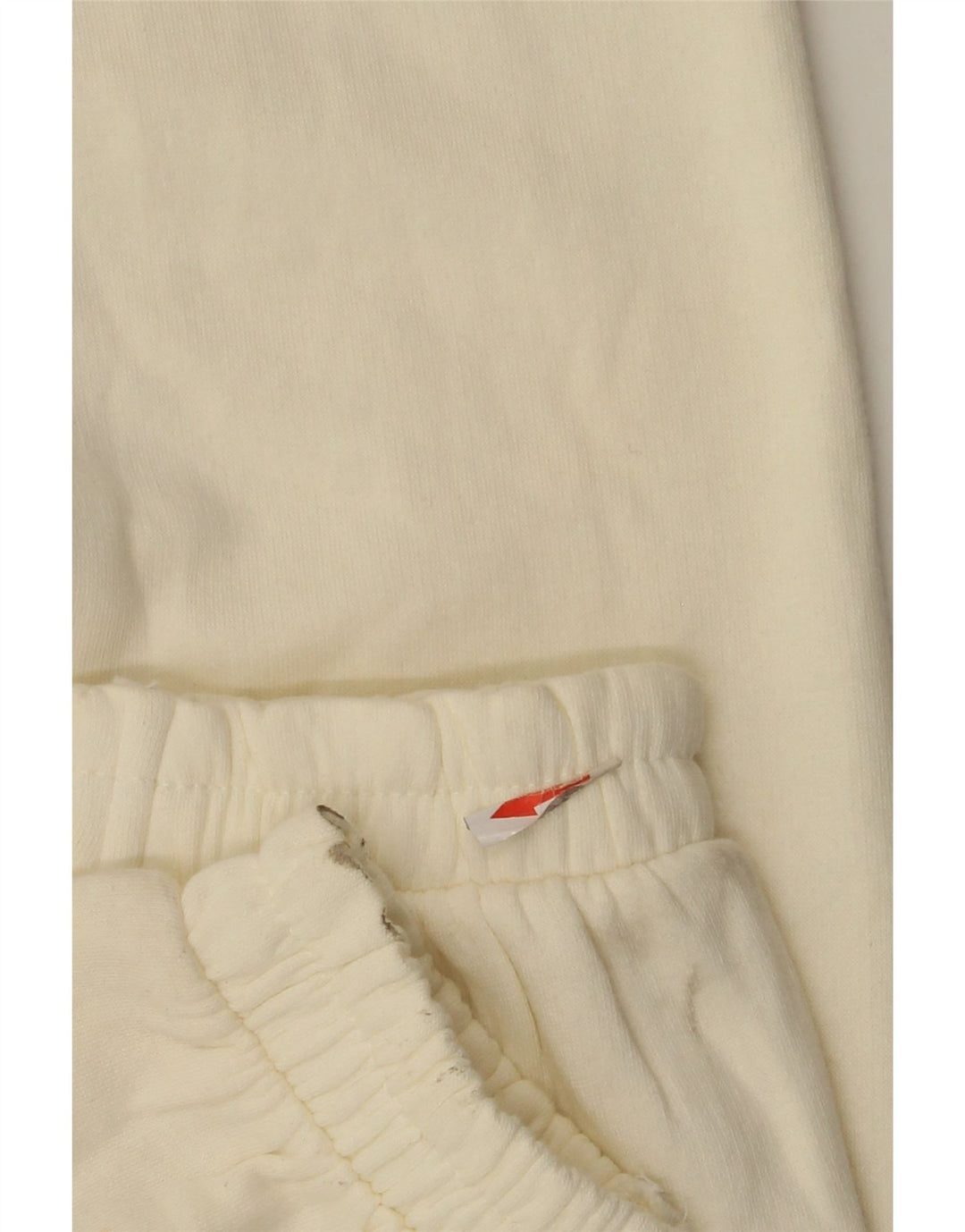 Calça de treino feminina Zara Joggers UK 8 pequeno poliéster branco