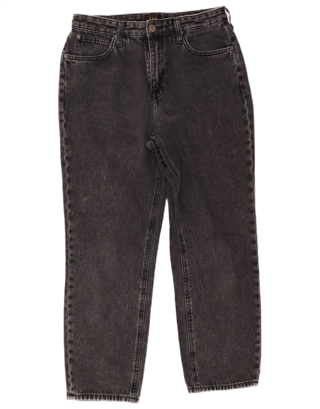 Lee Womens Carol Calça Jeans Cropped W28 L25 Algodão Cinza