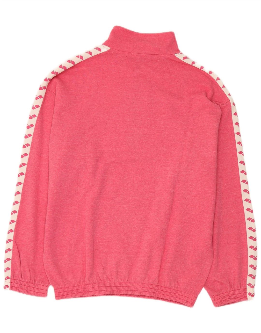 Arena masculino gráfico completo agasalho médio rosa algodão colorblock