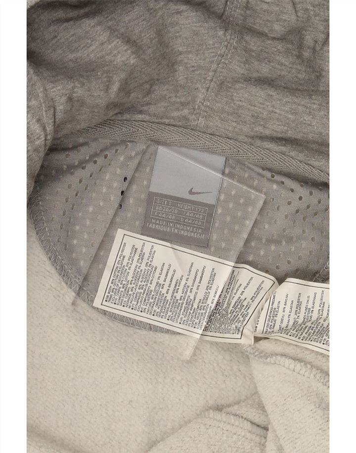 NIKE Mens Zip Hoodie Sweater UK 36/38 Small Grey Cotton Vintage Nike and Second-Hand Nike from Messina Hembry 