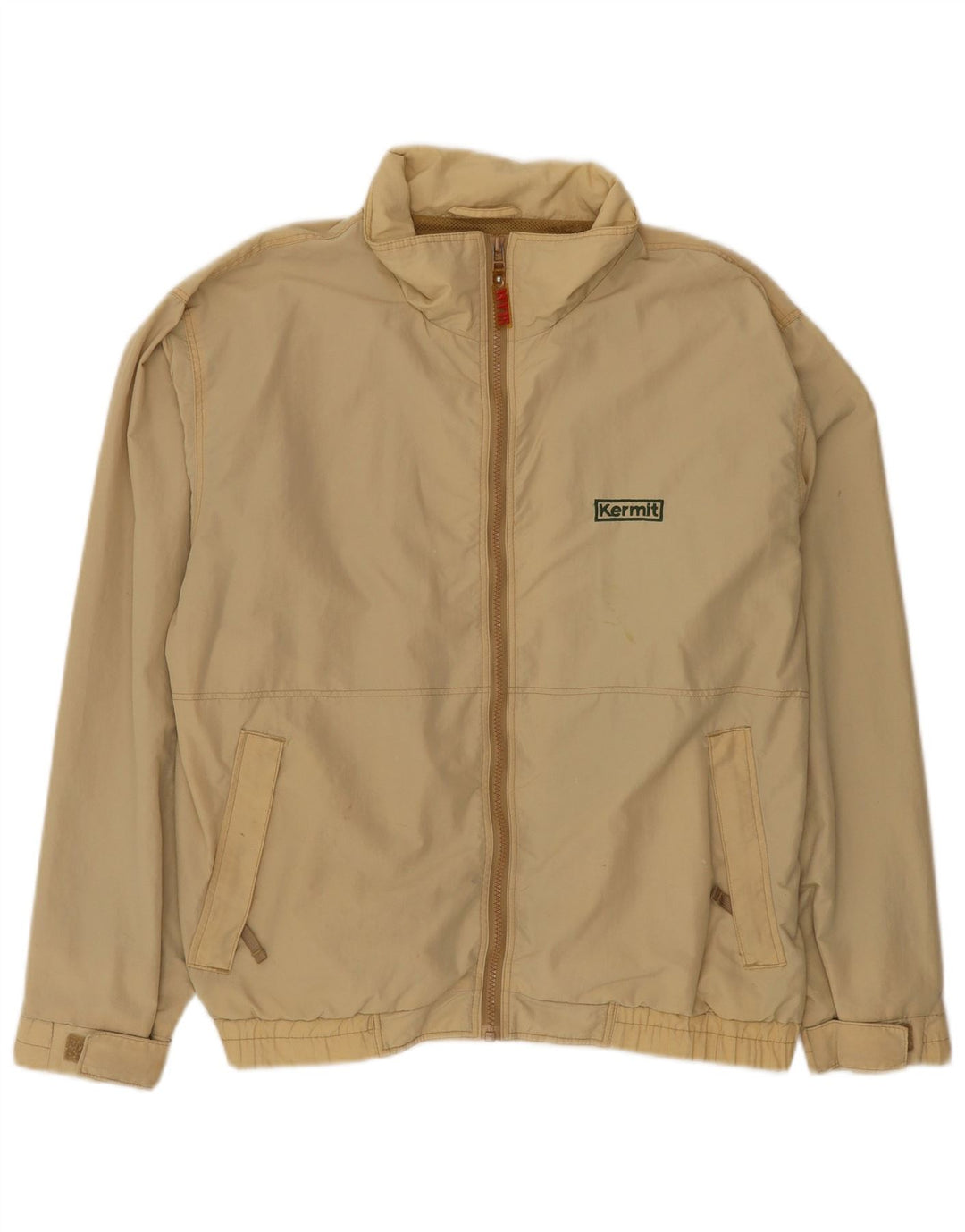 Jaqueta bomber masculina Slam UK 40 grande nylon bege