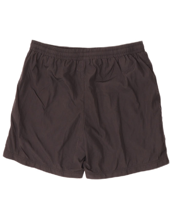 Shorts esportivos masculinos Kappa grande poliéster preto