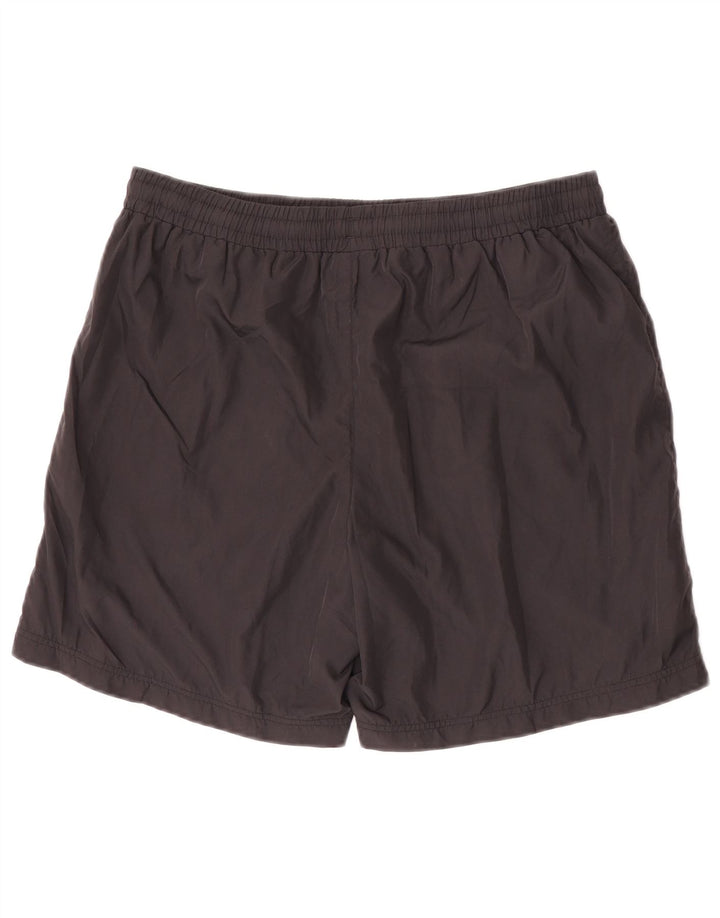 Shorts esportivos masculinos Kappa grande poliéster preto