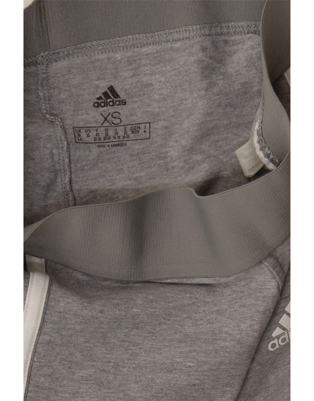 Leggings ADIDAS Femininas UK 4/6 XS Cinza