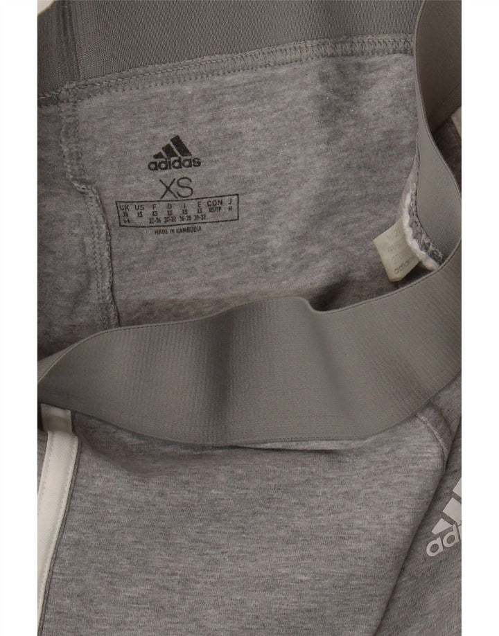 Leggings ADIDAS Femininas UK 4/6 XS Cinza