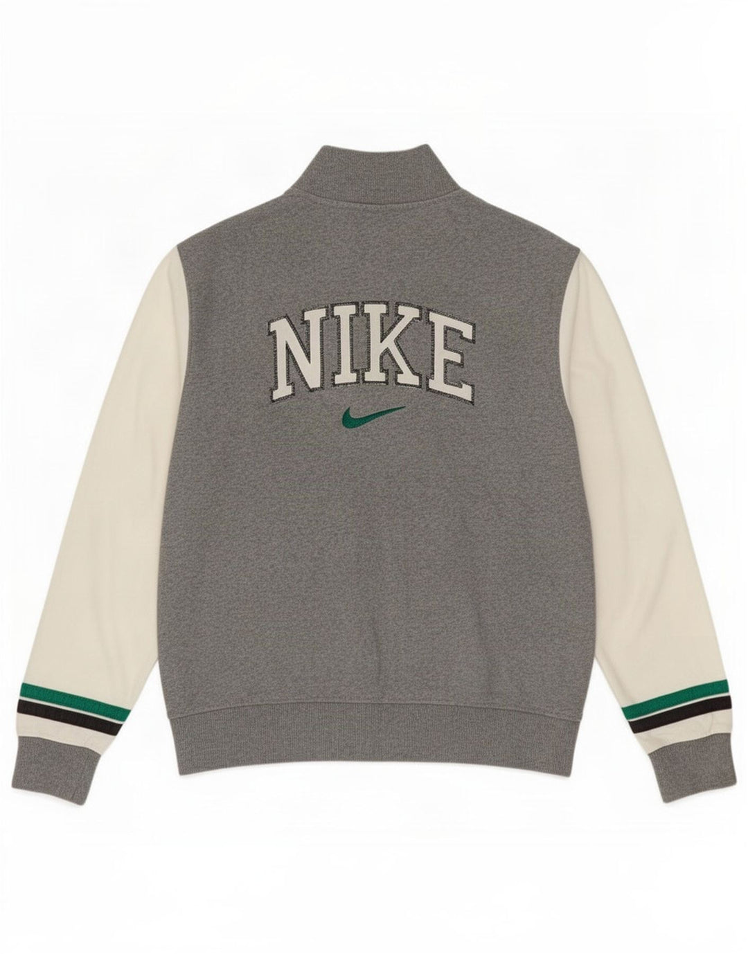 Jaqueta masculina Nike Graphic Tracksuit Top Pequeno Cinza Colorblock Algodão