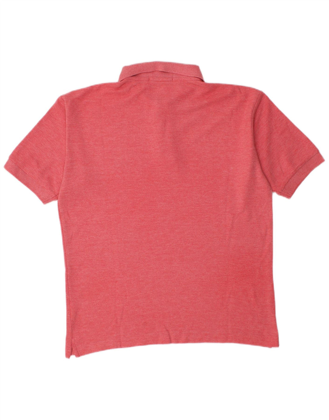 Camisa polo masculina Fila IT 46 pequena algodão manchado vermelho