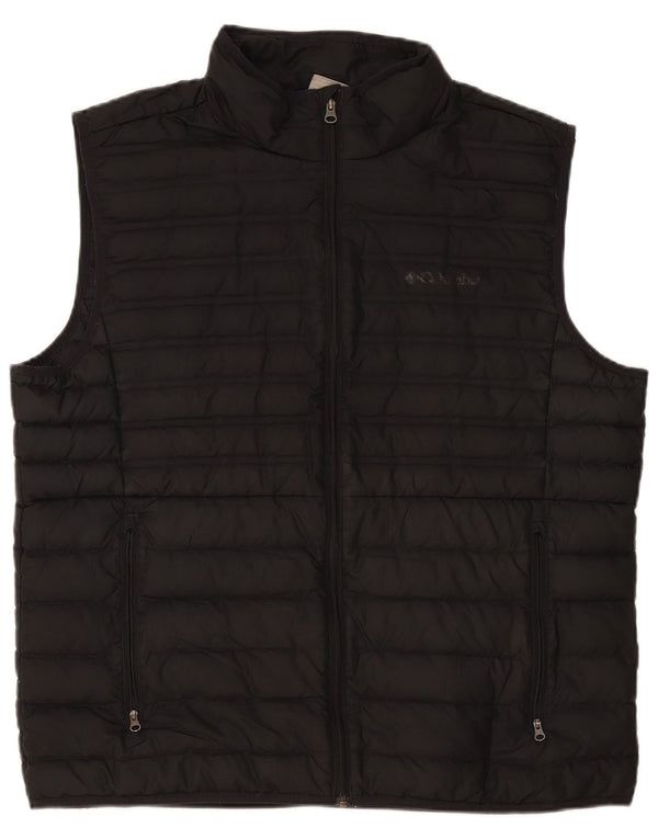 Colete acolchoado masculino Columbia UK 42 XL preto poliéster