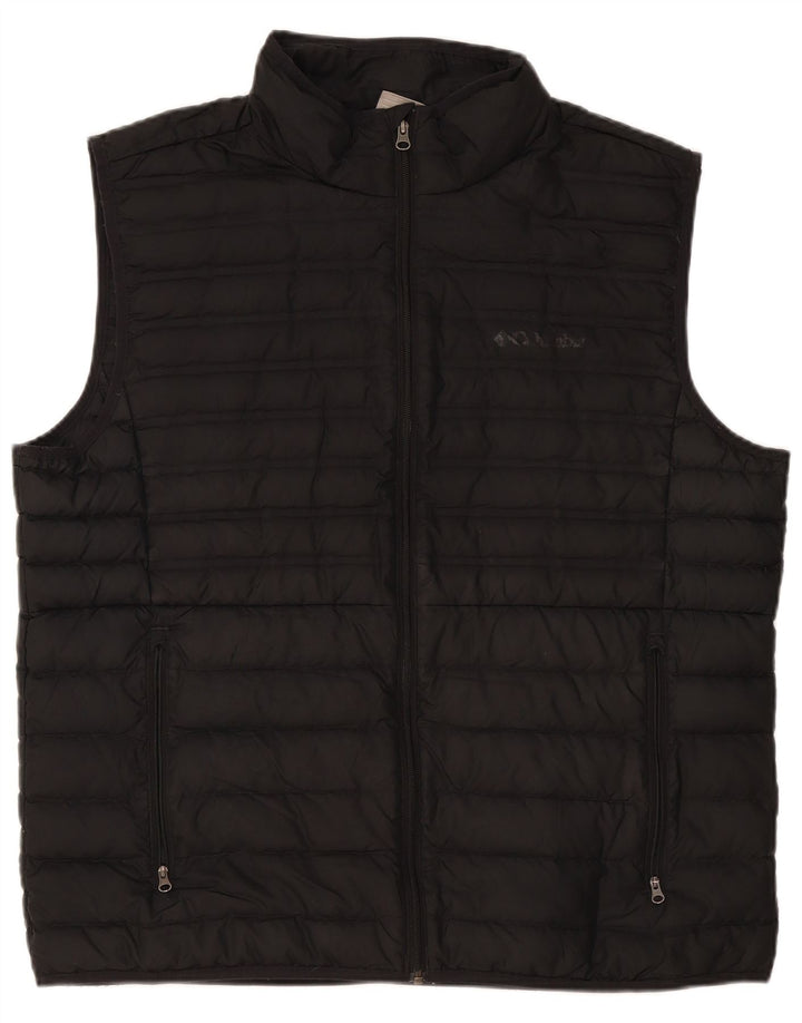 Colete acolchoado masculino Columbia UK 42 XL preto poliéster