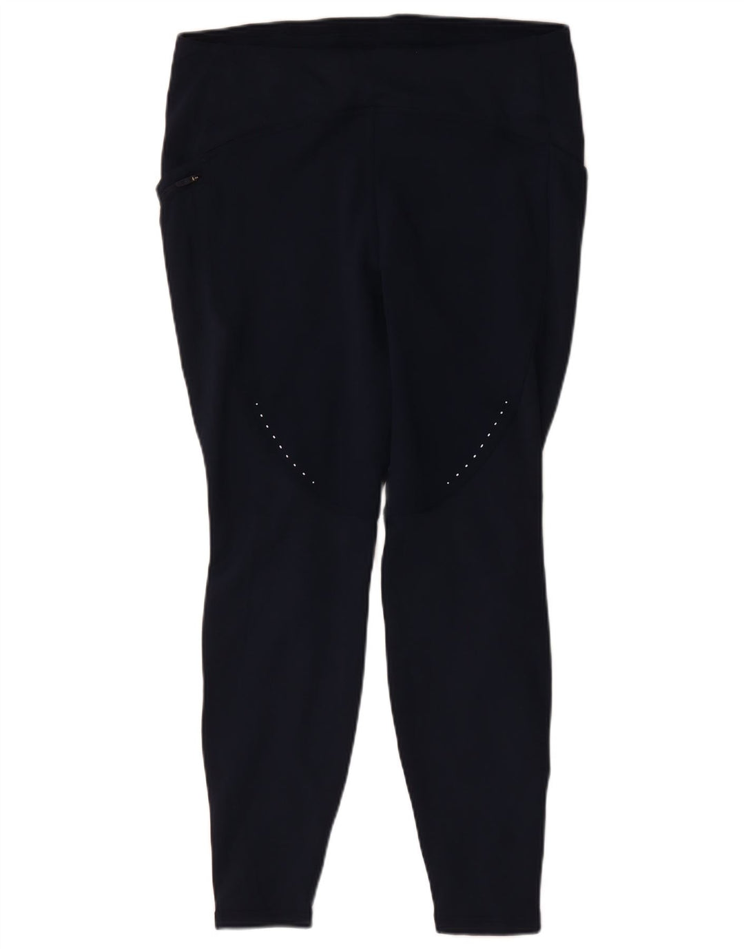 Lululemon Leggings feminino US 14 XL azul marinho poliéster