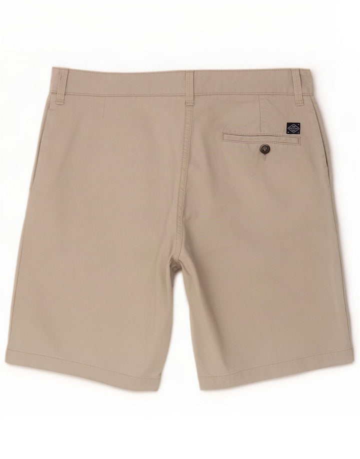 Marks & Spencer Mens Chino Shorts Médio W32 Algodão Bege