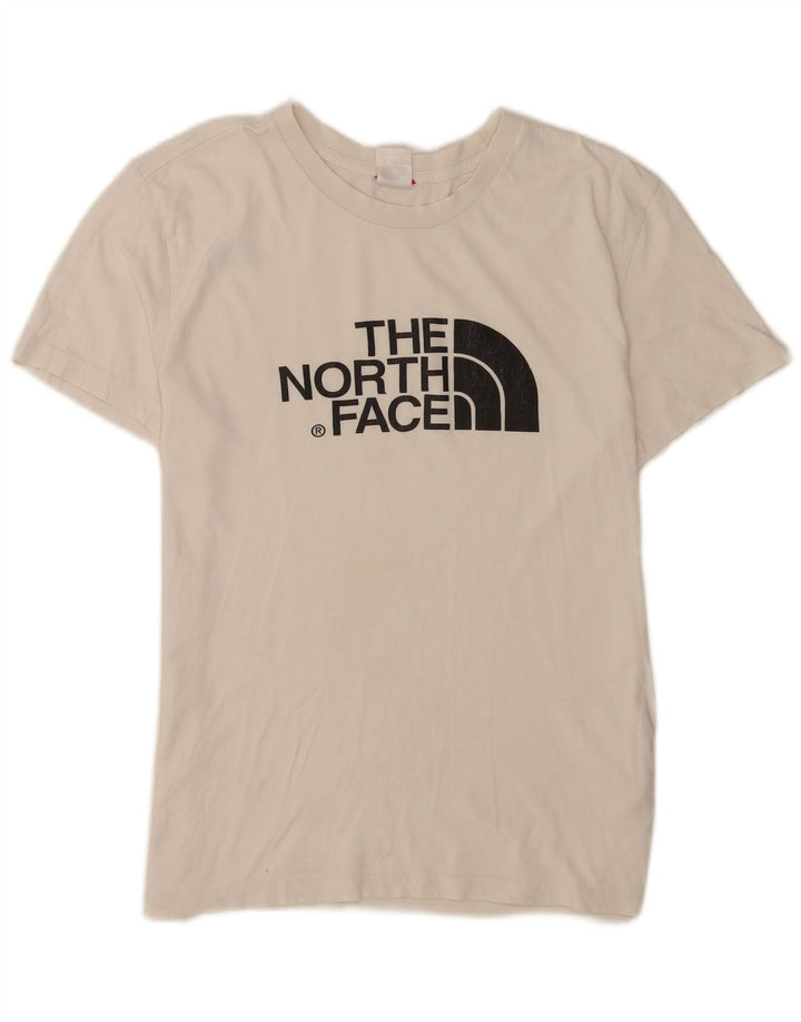 Camiseta gráfica masculina The North Face Top médio algodão branco