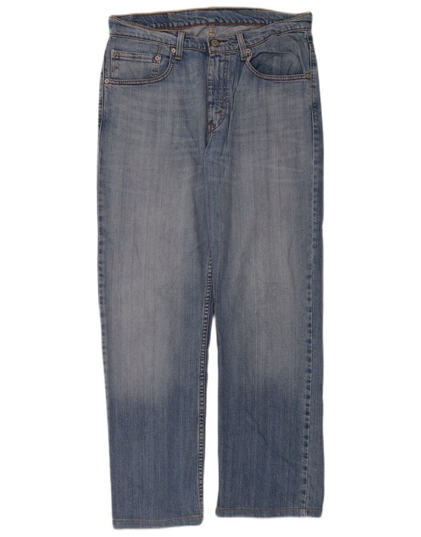 Levi's Masculino 752 Straight Jeans W32 L30 Azul Algodão