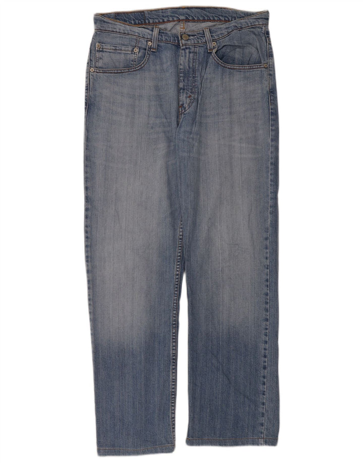 Levi's Masculino 752 Straight Jeans W32 L30 Azul Algodão