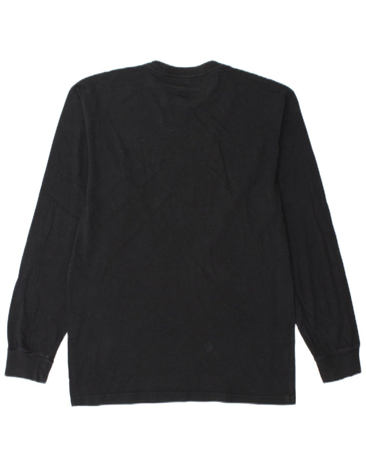 VANS Masculino Classic Fit Graphic Top Manga Longa Médio Algodão Preto