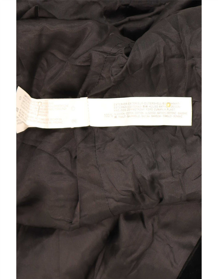 Jaqueta blazer masculina de veludo com 2 botões Zara EU 50 algodão preto médio