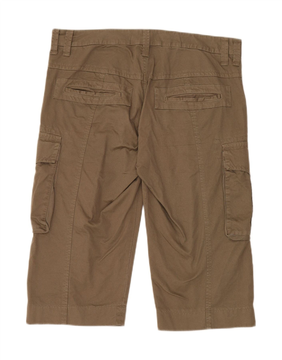 Bermuda cargo masculina GAZZARRINI IT 50 grande W38 algodão cáqui