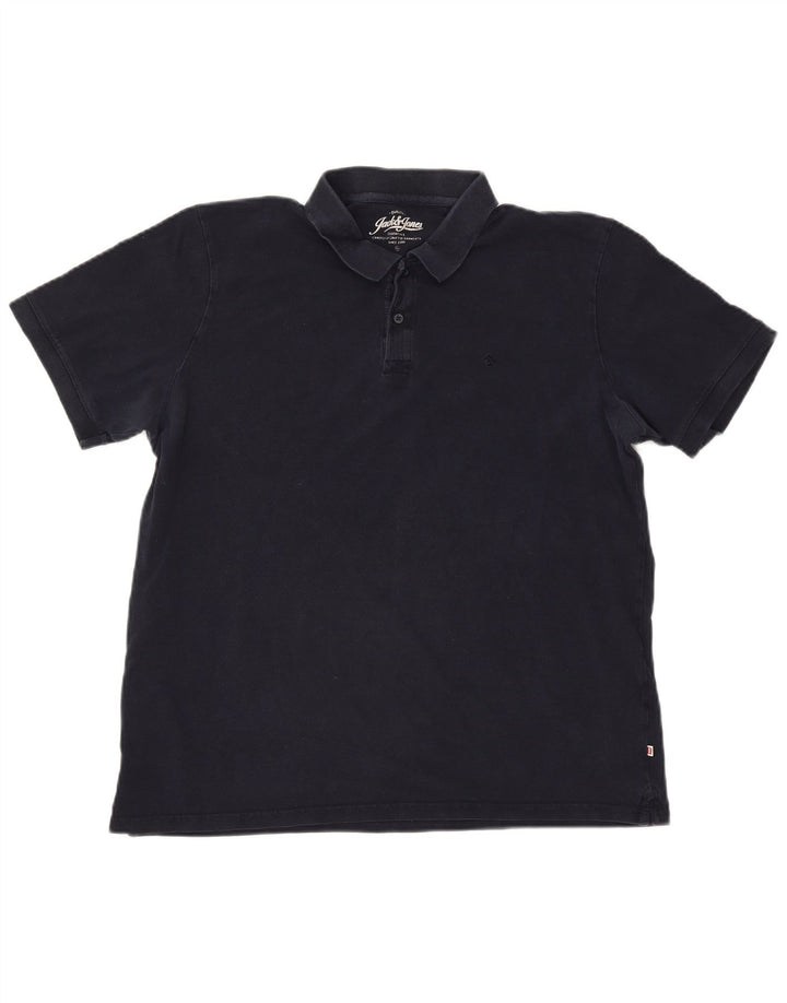 Camisa polo masculina Jack & Jones XL azul marinho