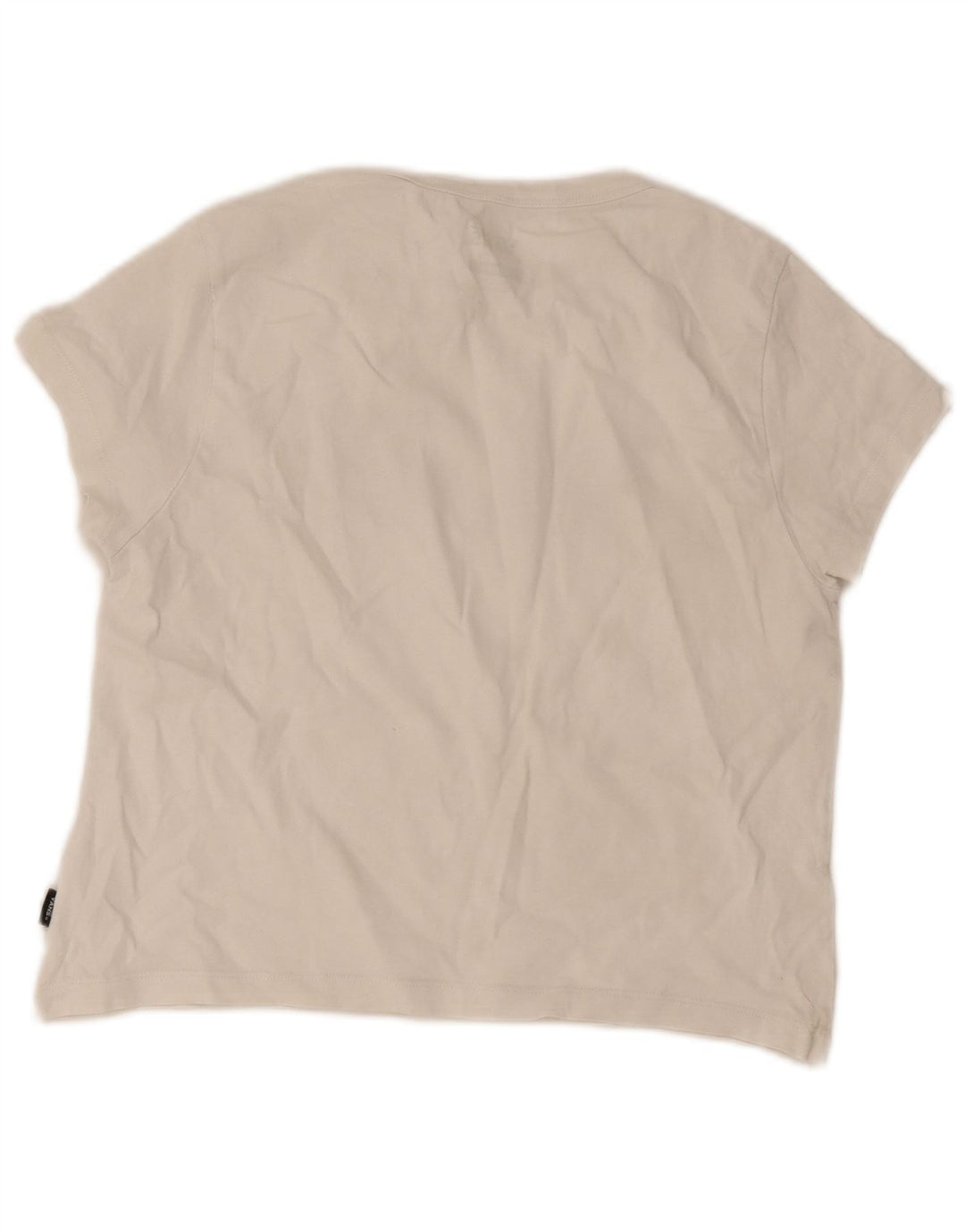 Camiseta feminina Vans com estampa gráfica UK 12 médio algodão branco