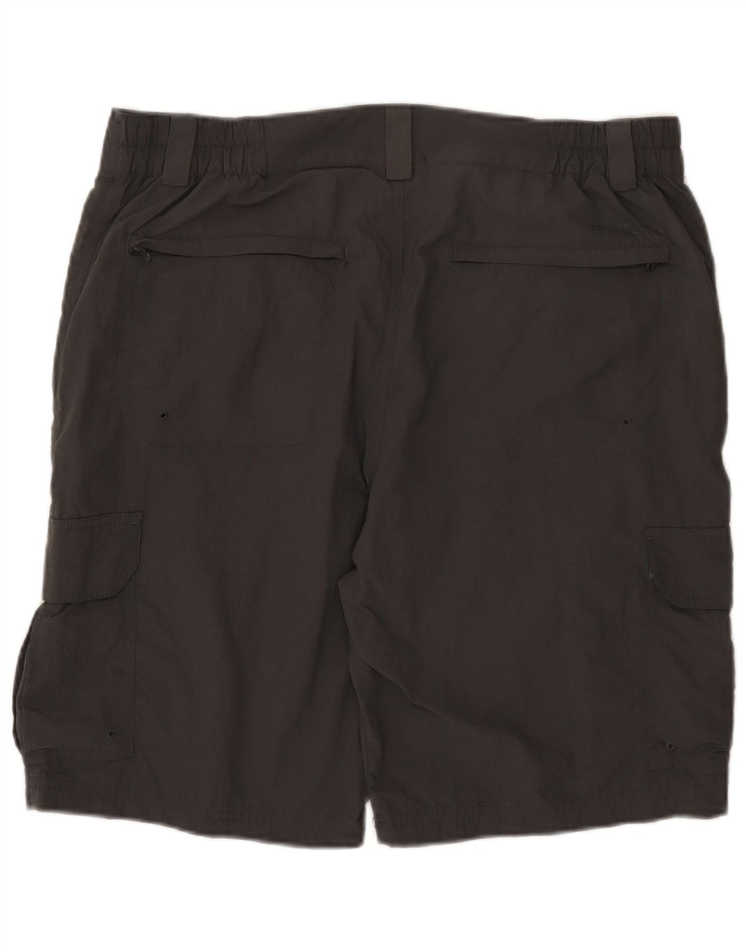 Shorts cargo masculino Mountain Warehouse W36 grande poliamida cinza