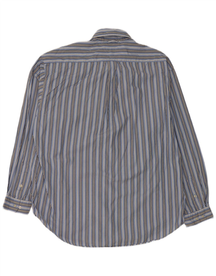 Camisa masculina Tommy Hilfiger XL listrada azul algodão