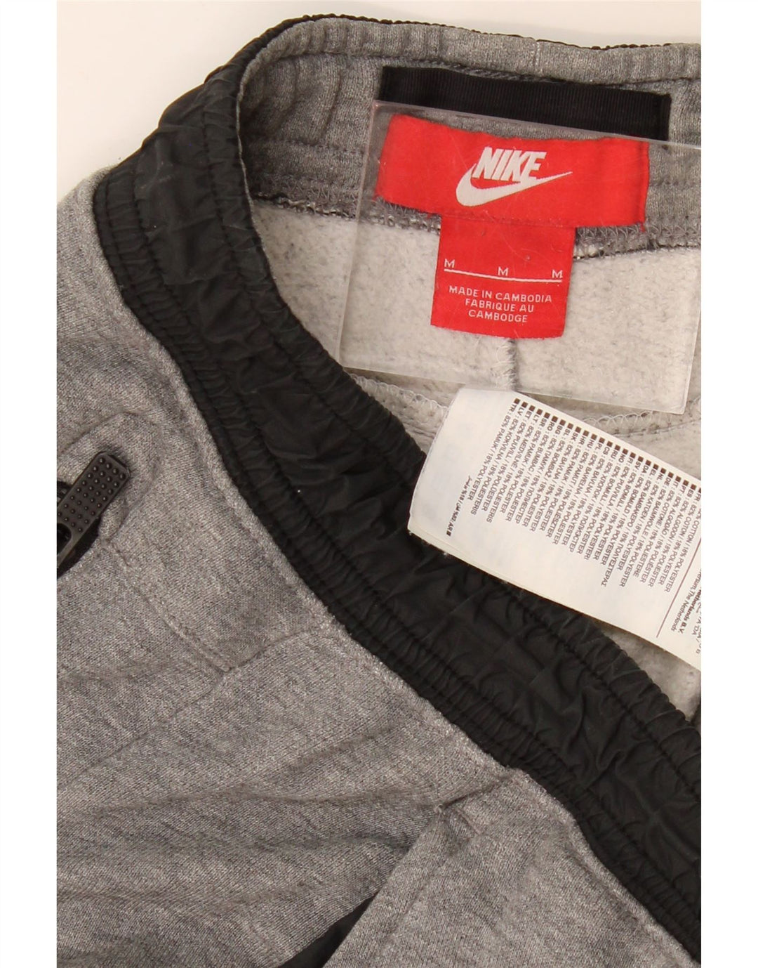 Calça de treino masculina NIKE Joggers cinza médio algodão