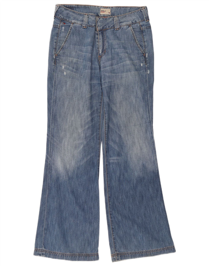Jeans Tommy Hilfiger feminino de perna larga W32 L30 azul