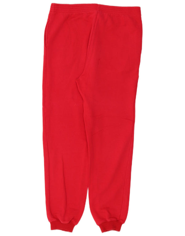 Calça de treino masculina vintage joggers médio vermelho