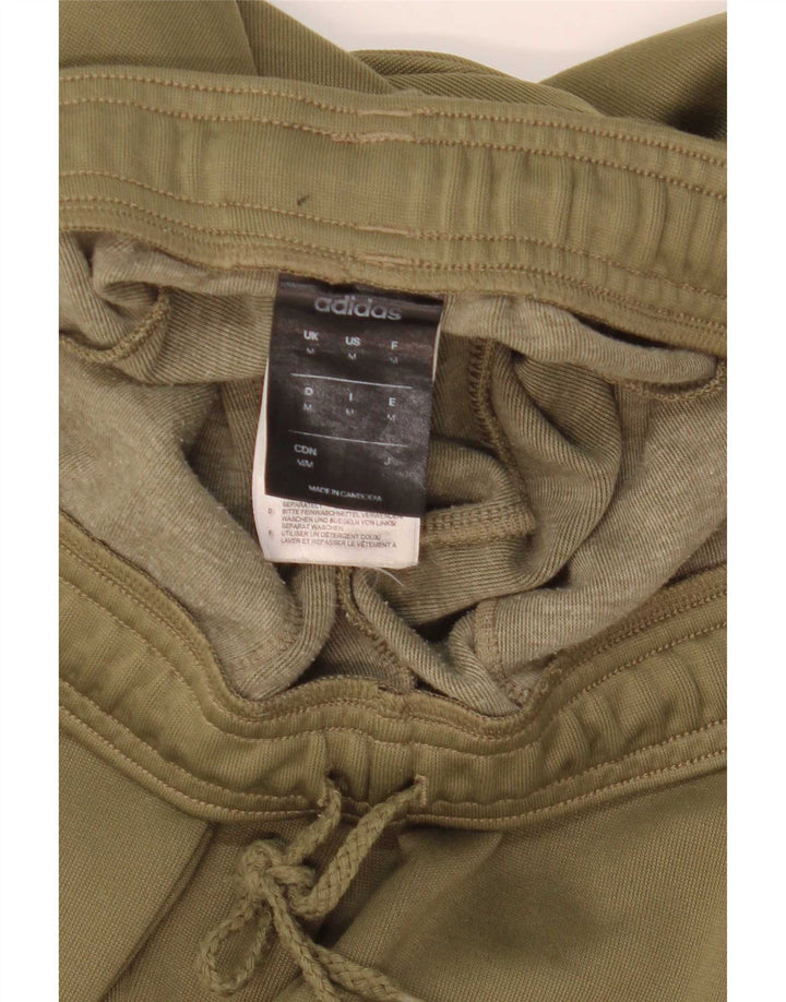 Calça de treino masculina Adidas Joggers médio cáqui poliéster