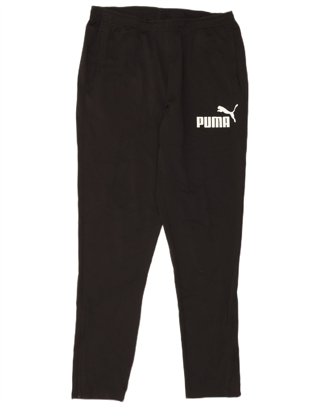 Calça de treino masculina PUMA Graphic grande poliéster preto