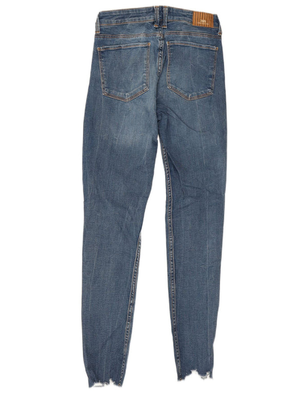 Calça jeans skinny feminina Zara EU 34 2XS W24 L28 azul
