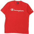 Camiseta masculina estampada Champion grande vermelha