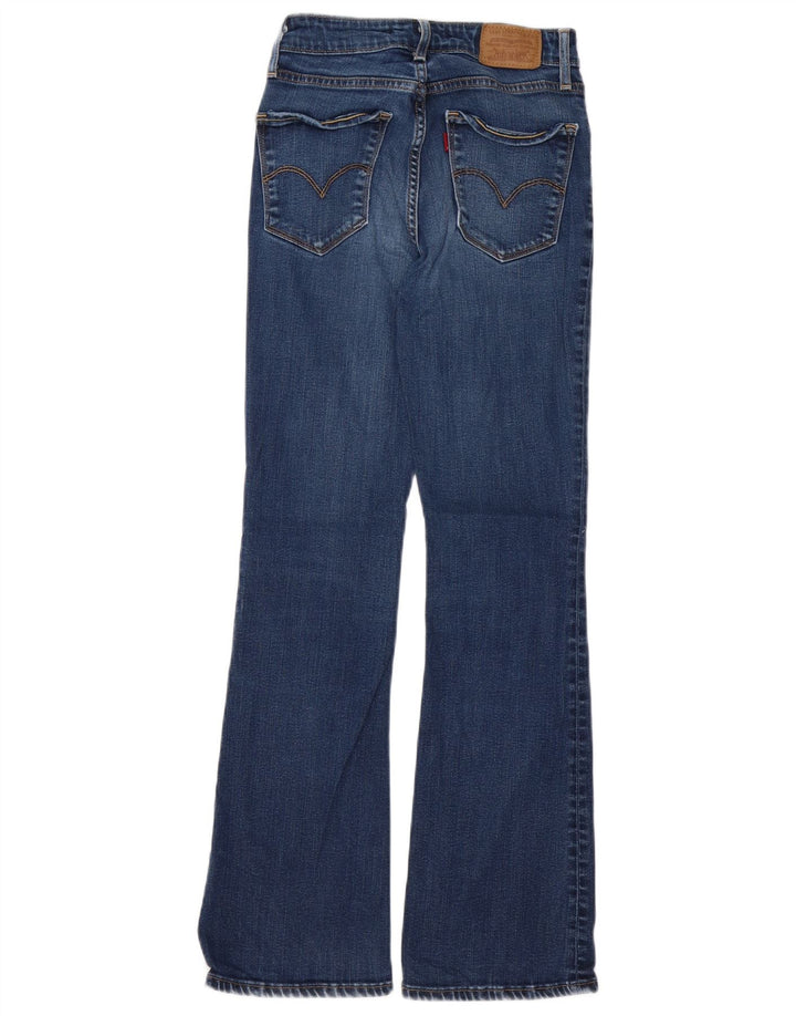 Jeans femininos LEVI'S cintura alta bootcut W24 L30 azul Lyocell