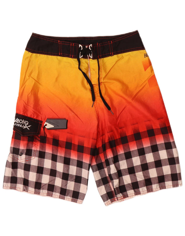 Shorts de natação masculino Billabong gráfico médio multicolorido guingão