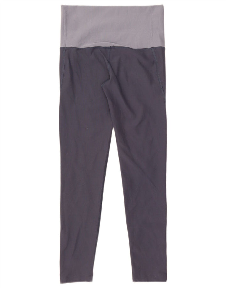 Leggings Nike Dri Fit para meninas 10-11 anos médio azul colorblock poliéster