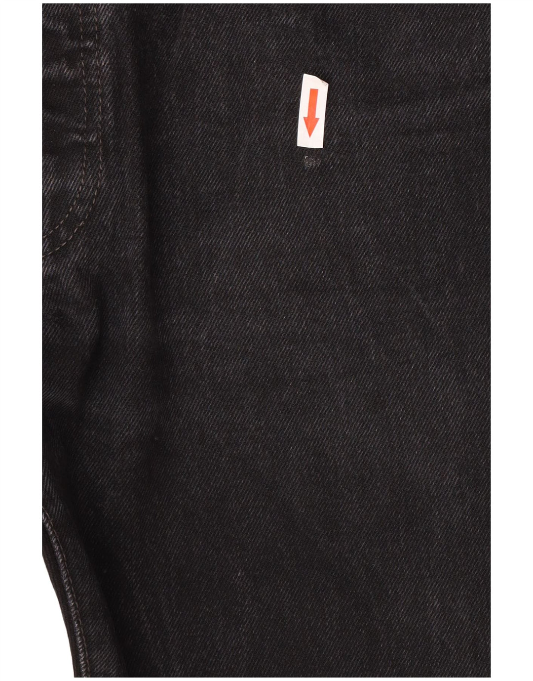 Calça jeans masculina Levi's 501 Straight W34 L32 algodão preto